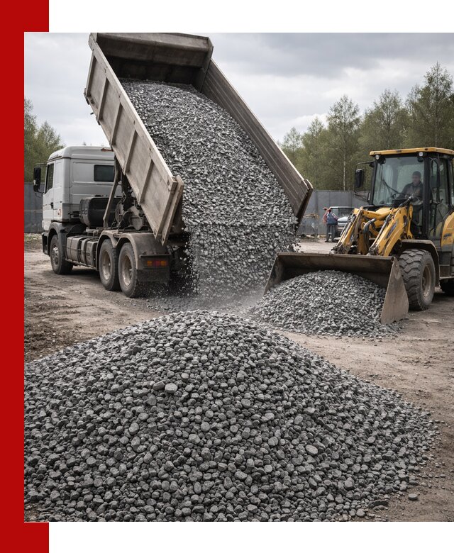 Доставка и продажа щебня гранитного в Гагарине