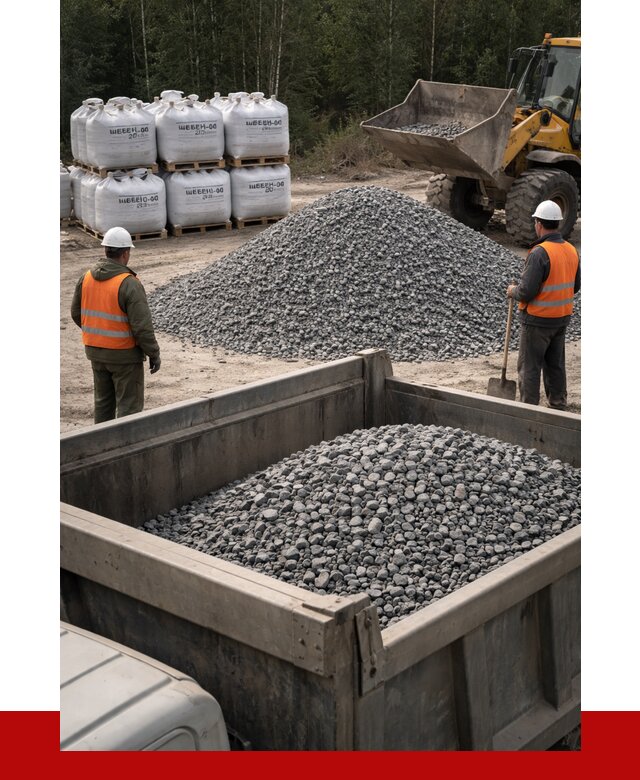 Щебень габбро диабаз 20-40 в Гагарине от 3537 руб. | ПРОНЕРУДГгр