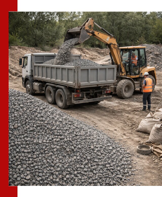 Доставка гравийного щебня в Гагарине оптом и в розницу