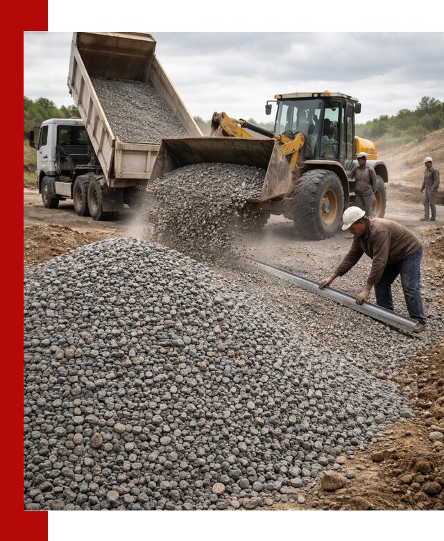 Гравийный щебень фракция 5-20 с доставкой в Гагарине