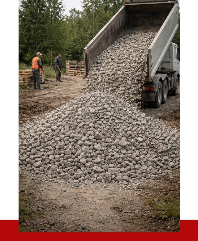 гравийный щебень фракция 70-120 в Гагарине от 2549 р. ПРОНЕРУДГгр