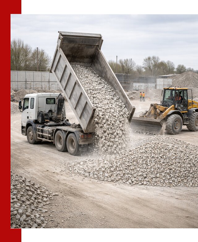 Доставка и продажа известнякового щебня в Гагарине