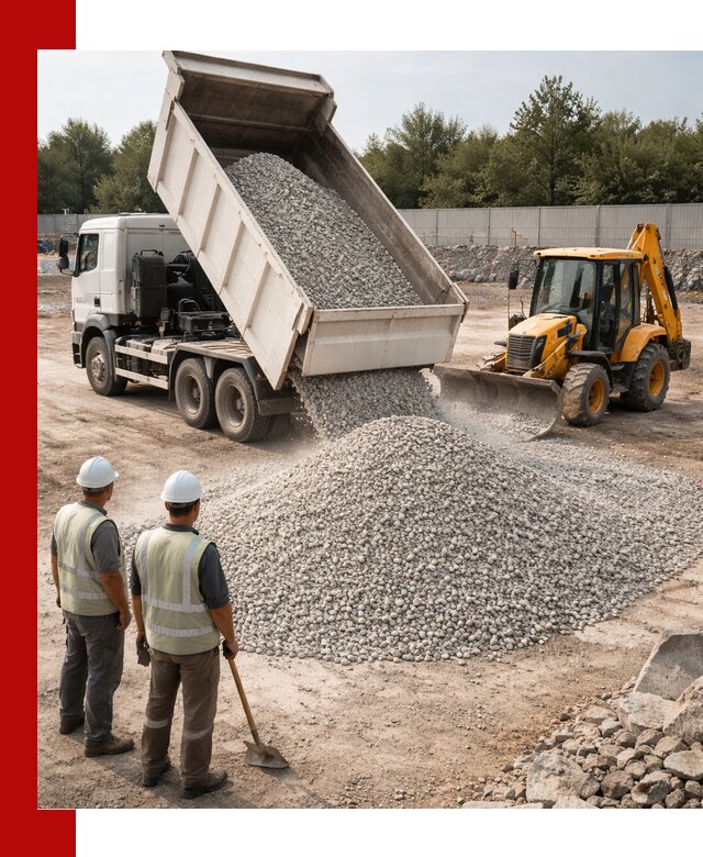 Купить известняковый щебень фракции 5–10 мм с доставкой в Гагарине