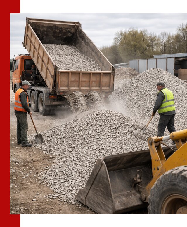 Доломитовый щебень фракции 5-20 с доставкой в Гагарине