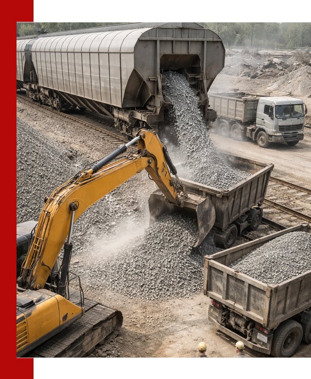 Доставка железнодорожного щебня в Гагарине крупными партиями быстрого отгруза