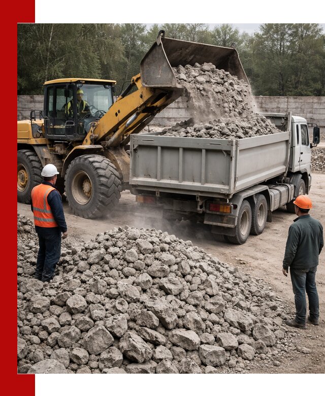 Вторичный щебень фракция 70–150 в Гагарине с доставкой