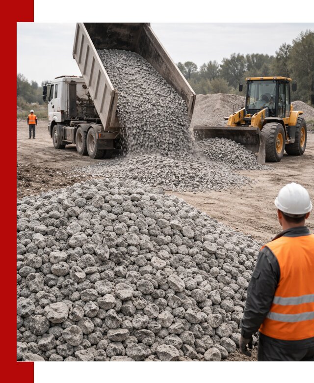 Доставка бетонного щебня фракции 20-40 в Гагарине