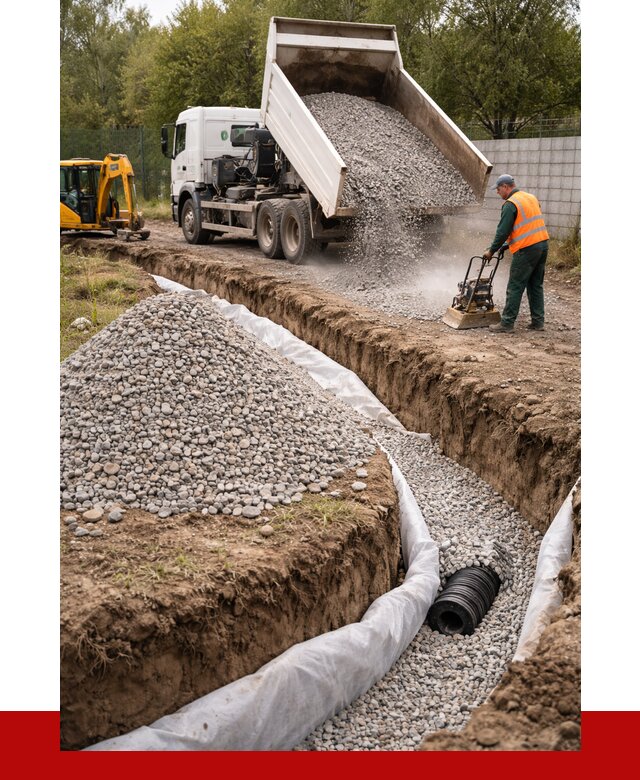 Щебень для дренажа в Гагарине от 1925 р., ПРОНЕРУДГгр доставка