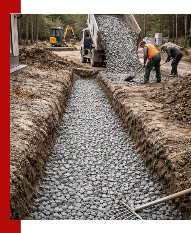 Щебень для дренажа с доставкой в Гагарине высокого качества