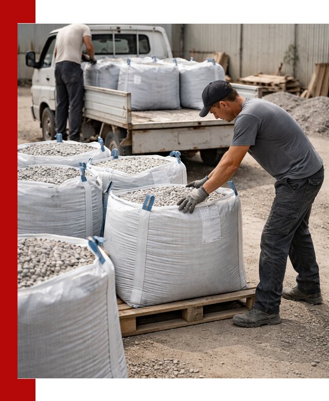 Доставка щебня в мешках по выгодным ценам в Гагарине