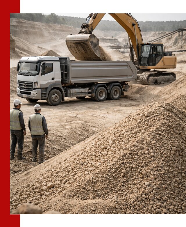 Карьерный крупнозернистый песок с доставкой в Гагарине