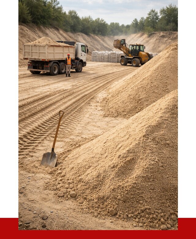 Карьерный песок мелкозернистый в Гагарине от 9364 р. | ПРОНЕРУДГгр