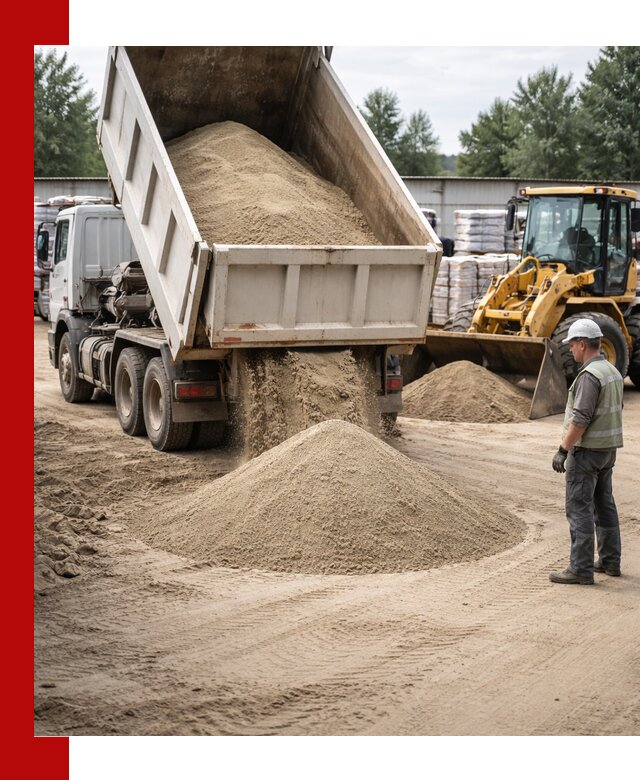 Поставка и доставка песка для бетона в Гагарине