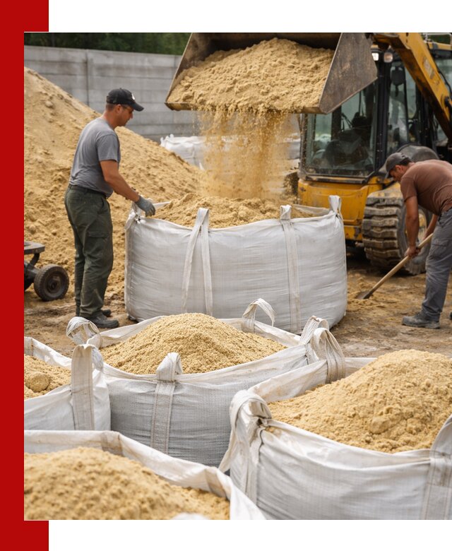Поставка качественного песка для кладки в Гагарине