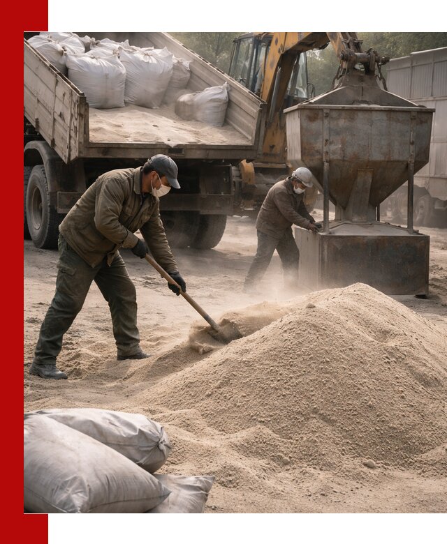 Кварцевый песок для пескоструя в Гагарине — доставка и качество