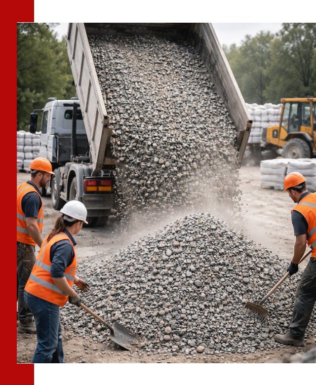 Доставка гравия и камня в Гагарине оптом и в розницу