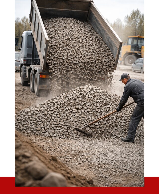 Гравий фракция 20-40 в Гагарине от 2601 р. доставка | ПРОНЕРУДГгр