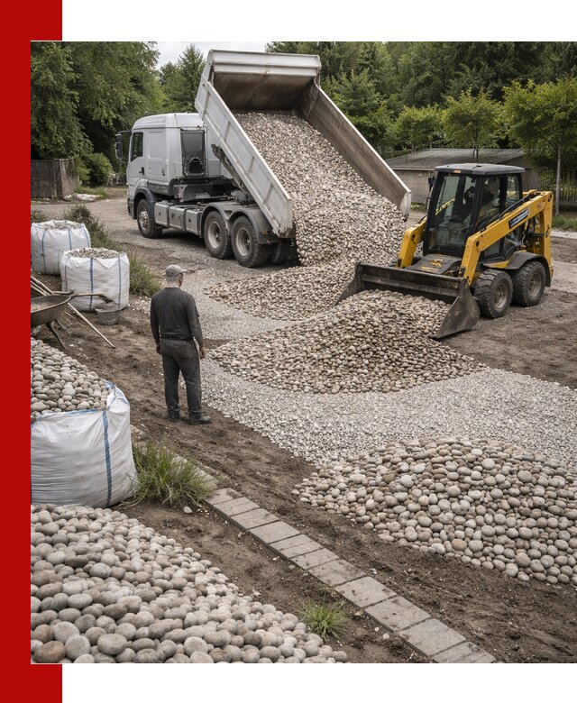 Доставка морской гальки оптом и в розницу в Гагарине