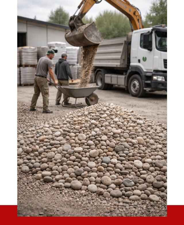 Галька декоративная в Гагарине от 3329 р. за куб | ПРОНЕРУДГгр
