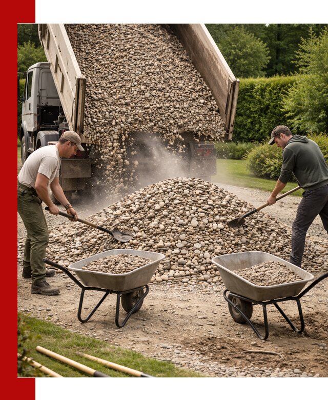 Доставка и продажа декоративной гальки в Гагарине