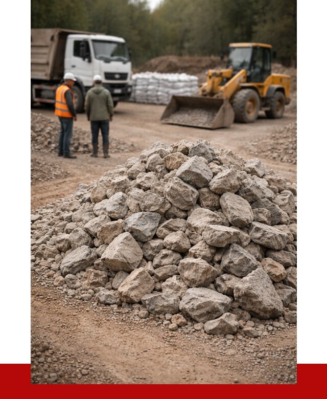 Купить бутовый камень с доставкой в Гагарине от 2393 р. | ПРОНЕРУДГгр