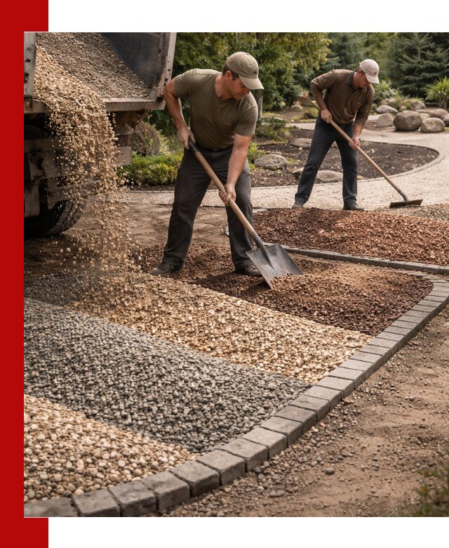 Декоративная крошка для ландшафта в Гагарине — продажа и доставка