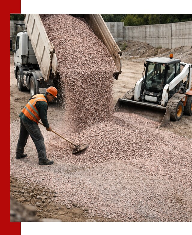 Крошка розовый гранит с доставкой в Гагарине от производителя