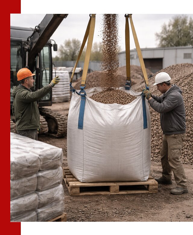 Керамзит в биг-бегах с доставкой в Гагарине