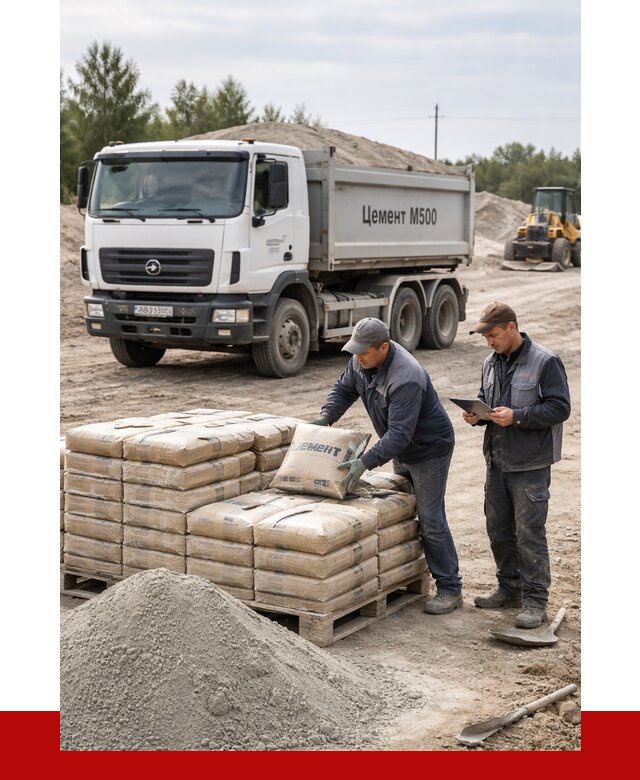 Купить цемент м500 с доставкой в Гагарине от 5410 р. | ПРОНЕРУДГгр