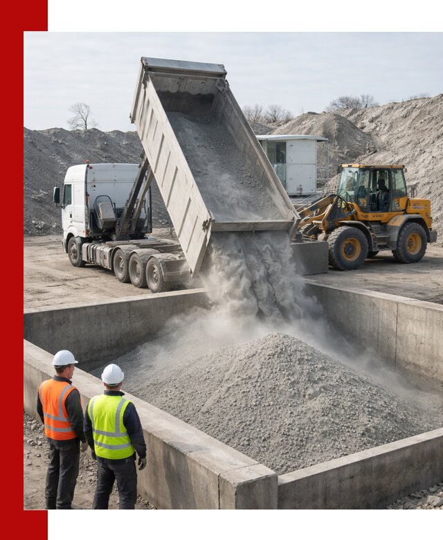 Доставка цемента навалом в Гагарине крупными партиями