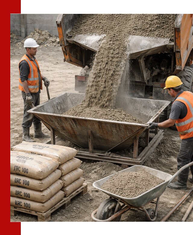 Доставка цементно-песчаной смеси М100 в Гагарине