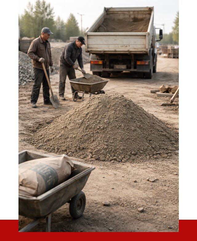 Цементно-песчаная смесь М150 в Гагарине от 4890 р. | ПРОНЕРУДГгр