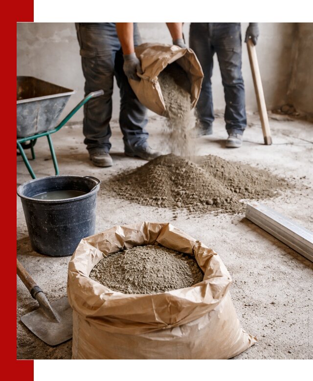 Доставка сухой смеси для стяжки в Гагарине