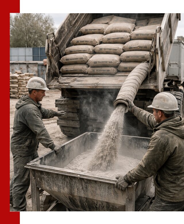 Доставка цемента М400 в Гагарине оптом и в розницу