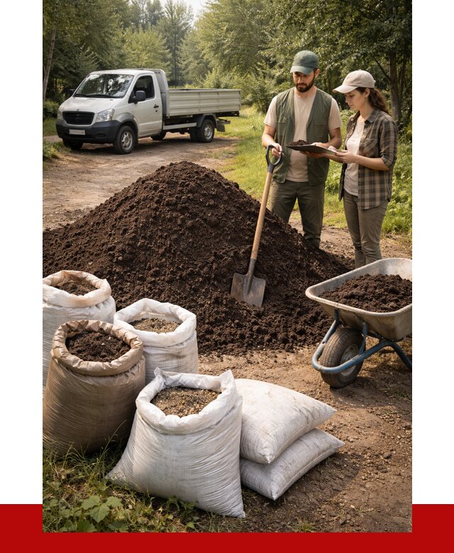Купить грунт с доставкой в Гагарине от 4682 р. за м3 | ПРОНЕРУДГгр