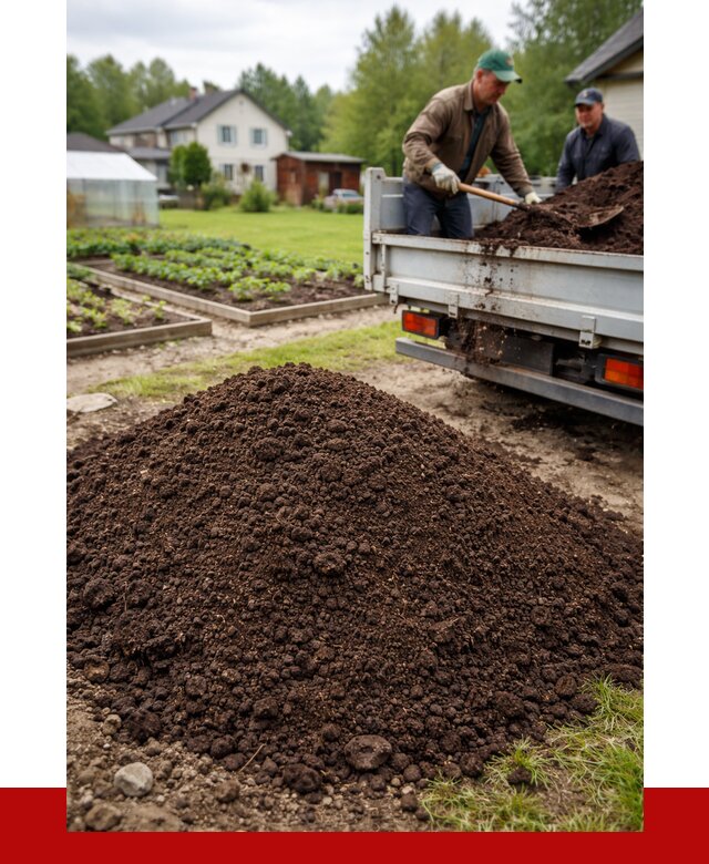 Плодородный грунт в Гагарине с доставкой от 4370 р. | ПРОНЕРУДГгр