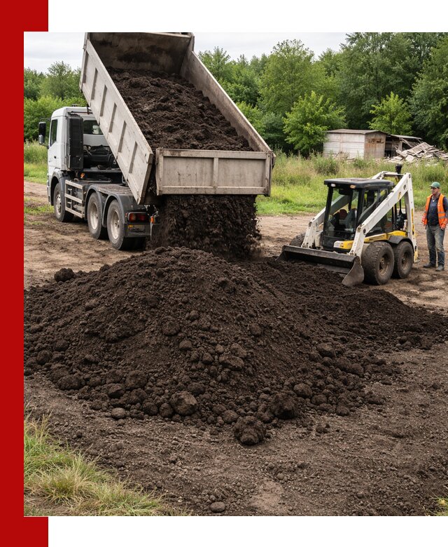 Поставка плодородной земли с доставкой самосвалом в Гагарине