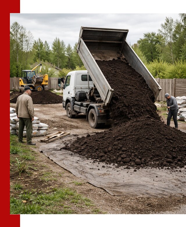 Доставка качественного почвогрунта в Гагарине оптом и в розницу