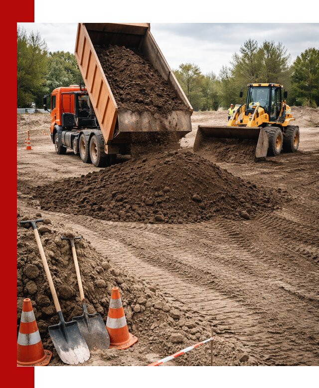 Поставка и доставка планировочного грунта в Гагарине