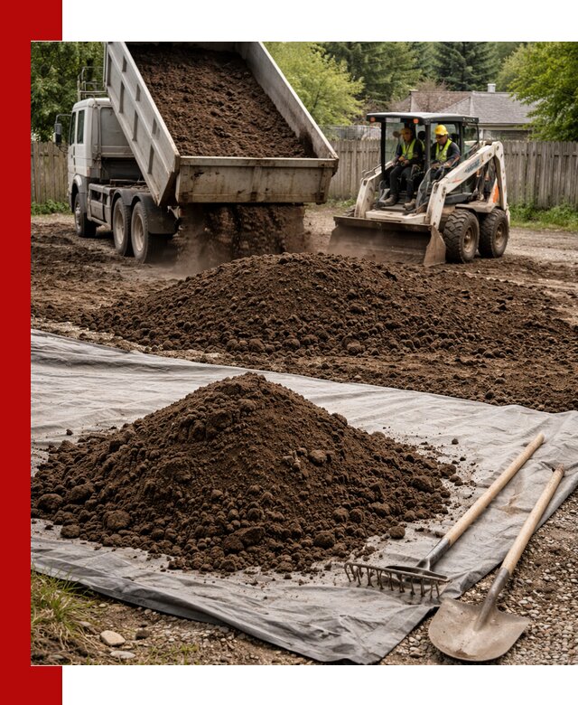Грунт для отсыпки участка с доставкой в Гагарине