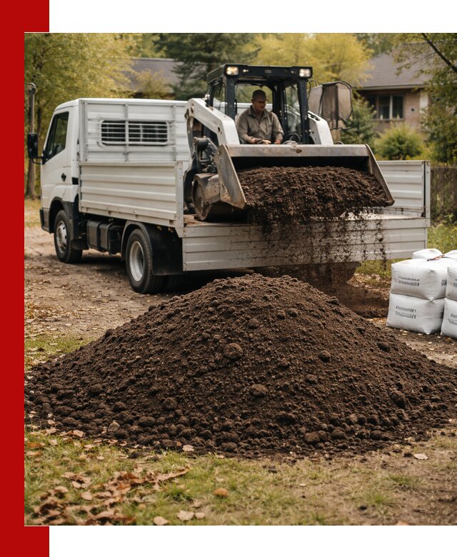 Доставка садовой земли в больших объёмах в Гагарине