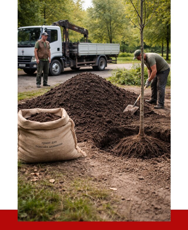 Грунт для посадки деревьев в Гагарине от 1248 р. | ПРОНЕРУДГгр