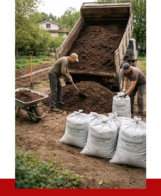 Плодородная смесь в Гагарине от 4370 р./куб с доставкой | ПРОНЕРУДГгр