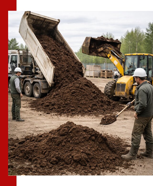 Доставка торфа оптом и в мешках в Гагарине
