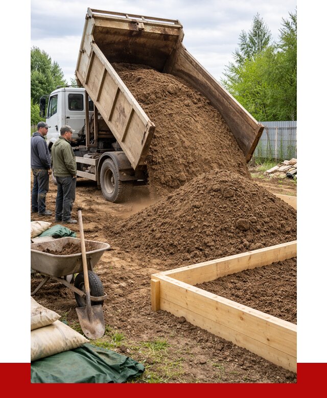 Торфо песчаная смесь в Гагарине с доставкой от 1925 р. | ПРОНЕРУДГгр