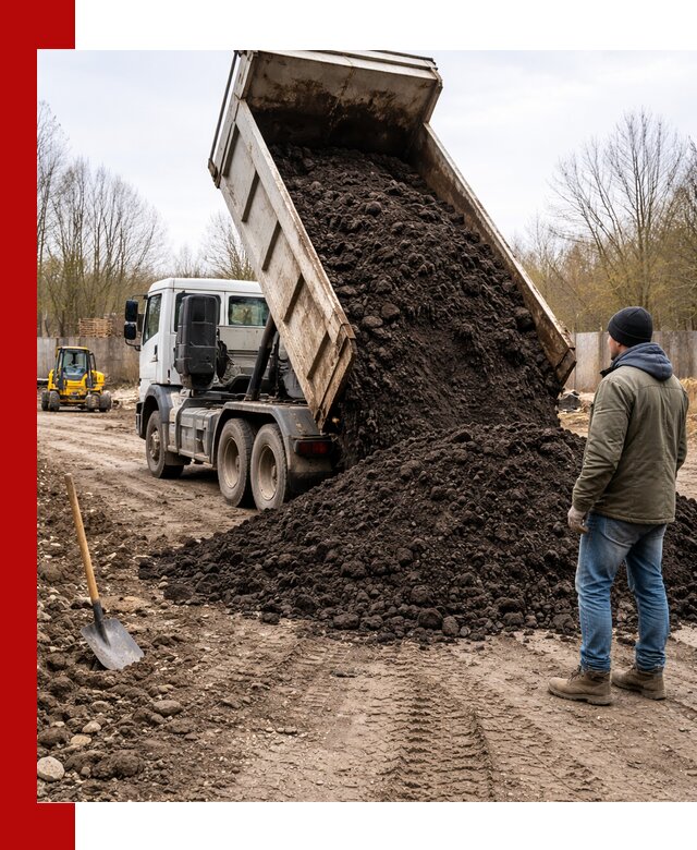 Доставка чернозема навалом в Гагарине быстро и выгодно