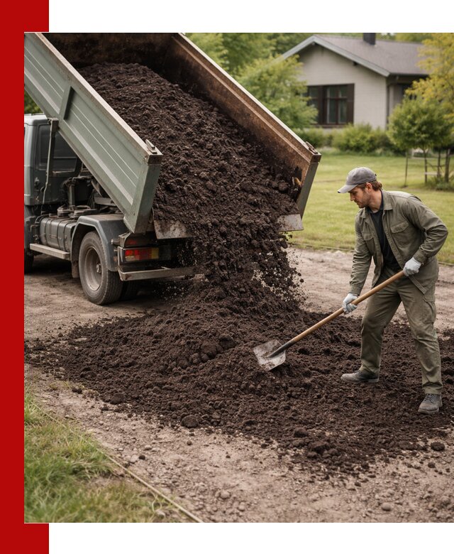 Чернозем для газона с доставкой в Гагарине быстро и качественно