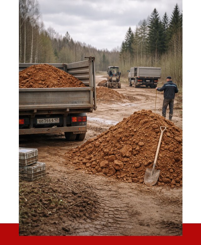 Глина и суглинки в Гагарине от 4682 р. за куб | ПРОНЕРУДГгр