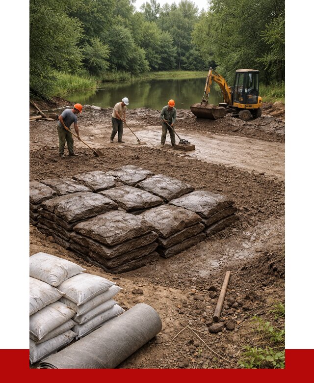 Купить глину для пруда в Гагарине от 4682 р. с доставкой | ПРОНЕРУДГгр