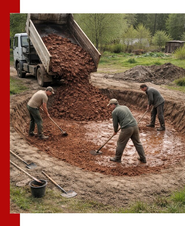 Купить качественную глину для пруда в Гагарине